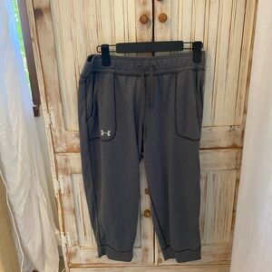 Under Armour Dark Gray HeatGear cropped Pants